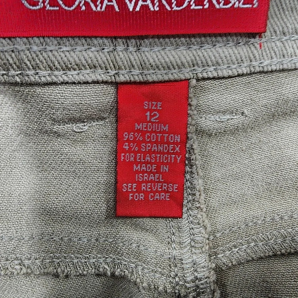 NEW Vintage 90s Gloria Vanderbilt Jeans Womens 12 Beige Tan High Rise Tapered‎